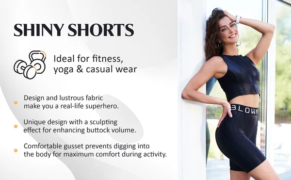 Full:Blown · Women's high-rise stretch shorts