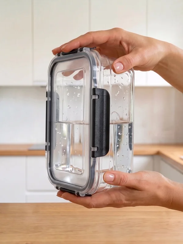 Airtight glass food containers