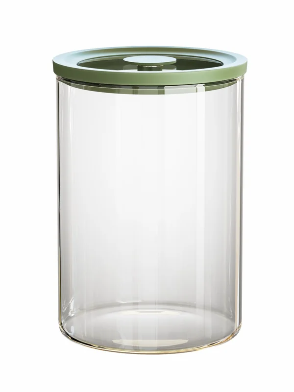 Airtight glass jars for grains