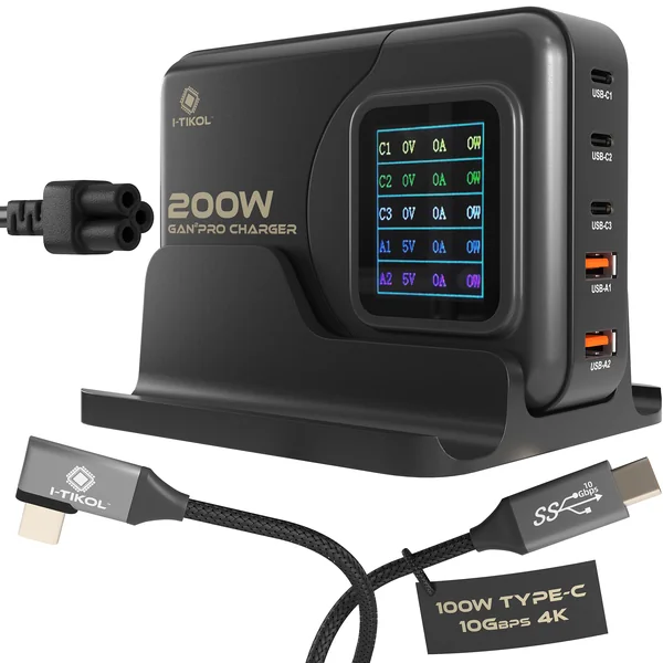 I-TIKOL · GaN charging station 200W