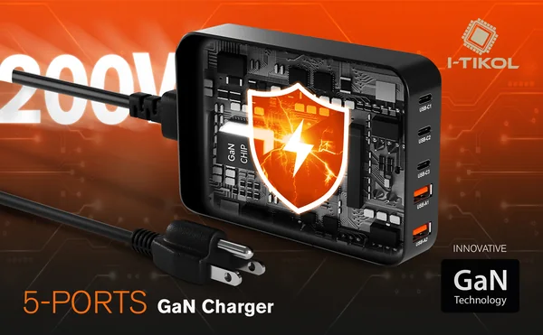 I-TIKOL · GaN charging station 200W