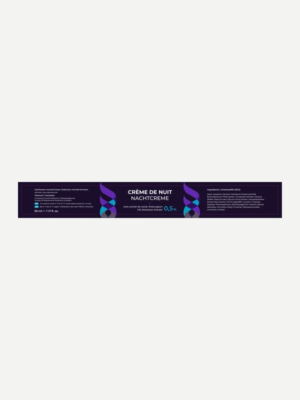 Label for AXILIR day and night cream