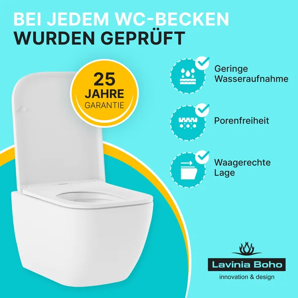 Lavinia Boho · Wall-hung toilet